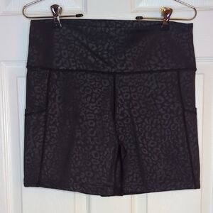 Constantly Varied Gear Women's Black Leopard Print Shorts